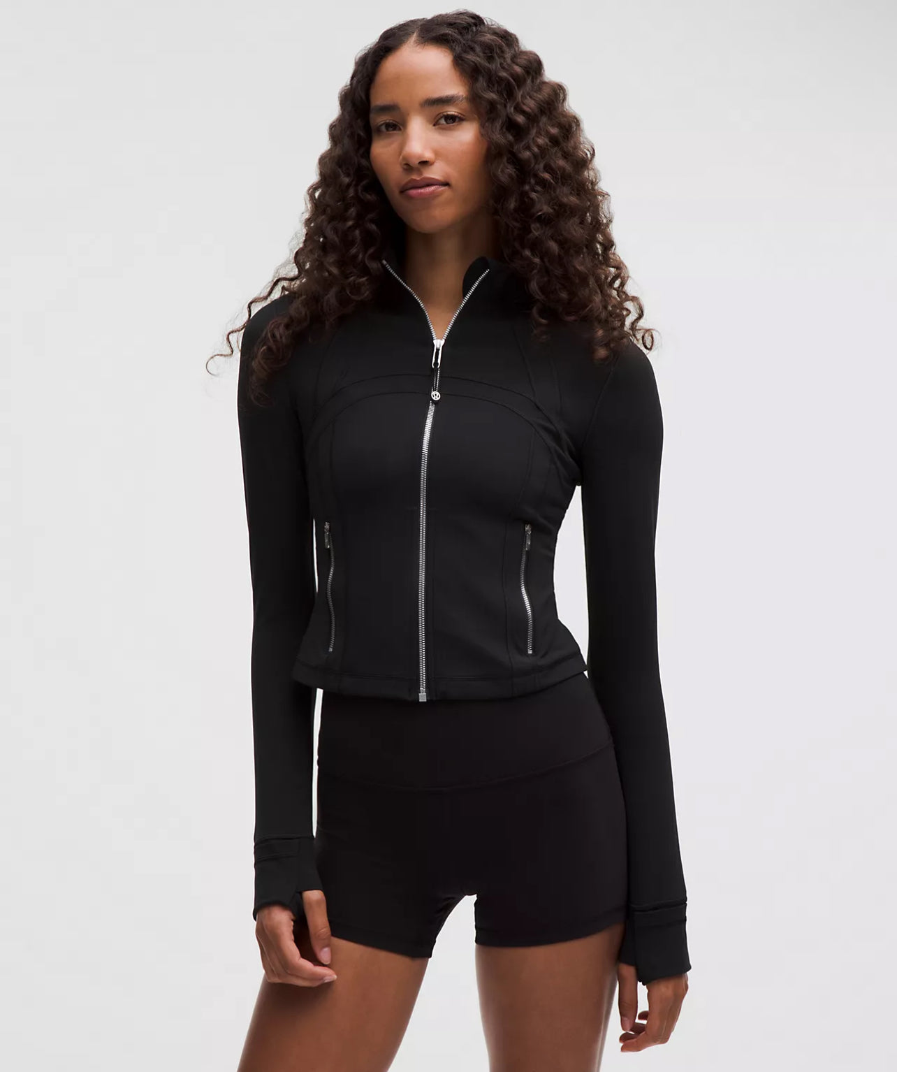 Lululemon Cropped Define set ‘Black/Silver’