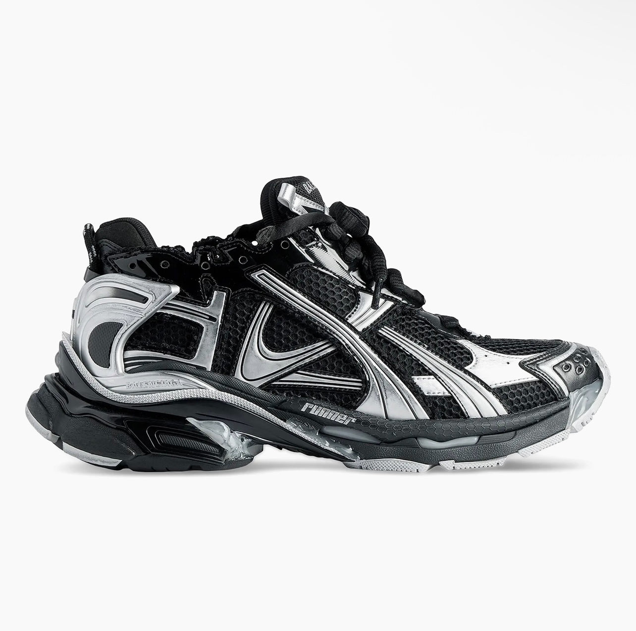 Balenciaga Runners ‘Black & Silver’