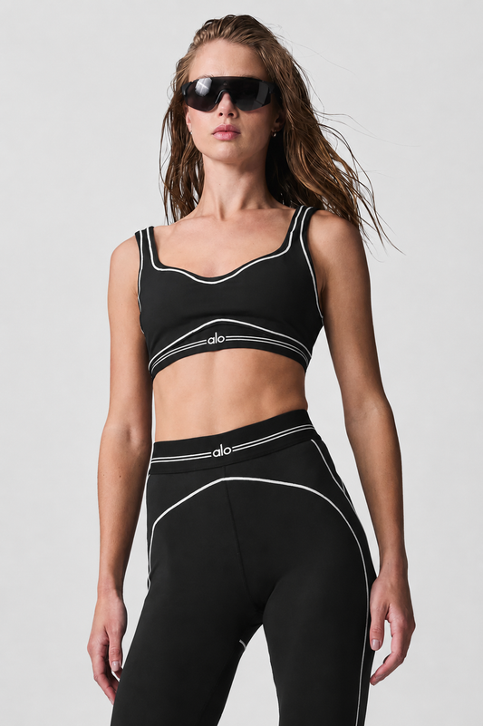Alo Yoga set ‘Black/White’